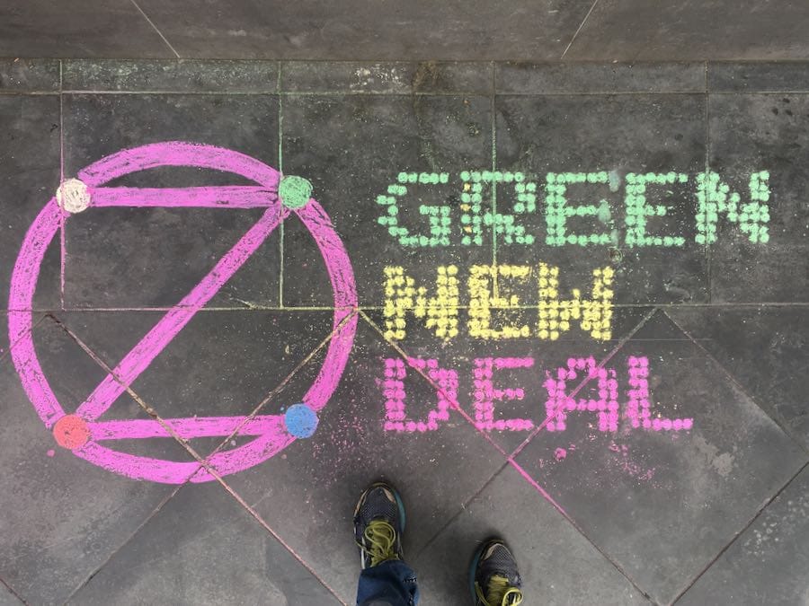 Example: 'Green New Deal' in Chalk